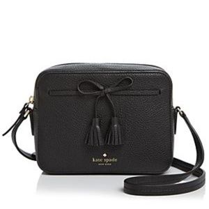 Kate Spade Hayes Street - Arla Leather Crossbody Bag - Black